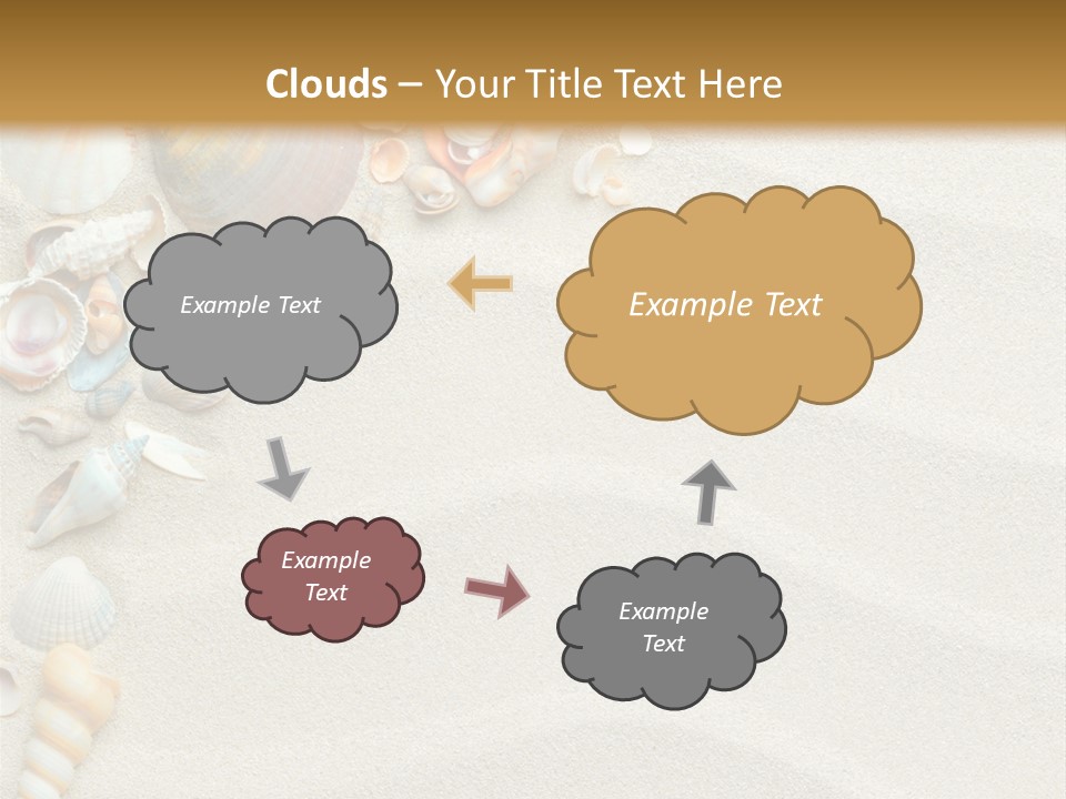 Nature Shore Conch PowerPoint Template
