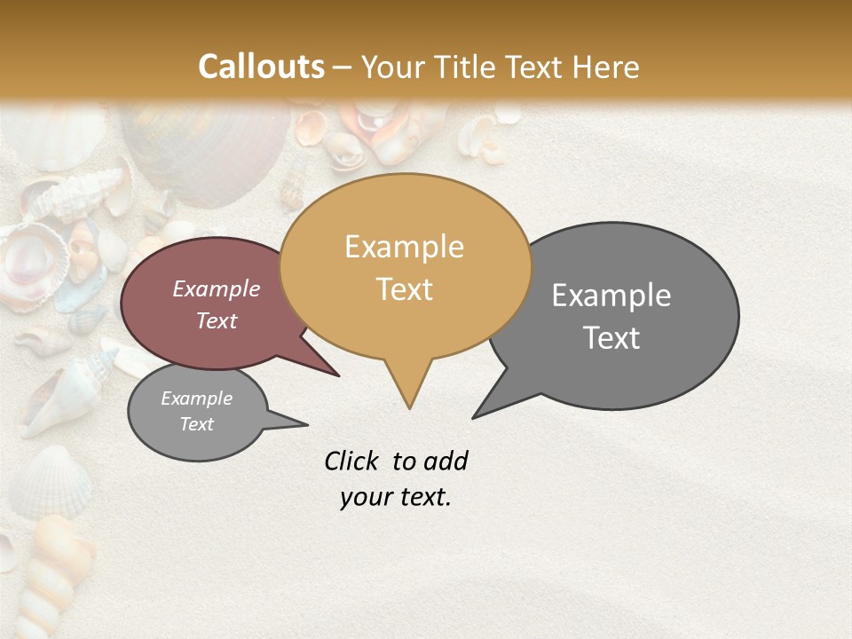 Nature Shore Conch PowerPoint Template