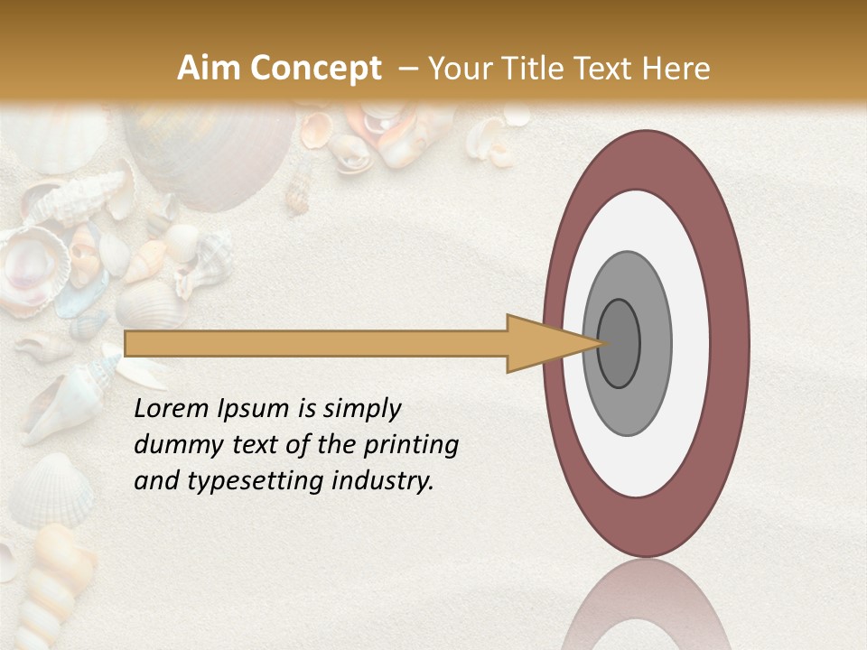 Nature Shore Conch PowerPoint Template