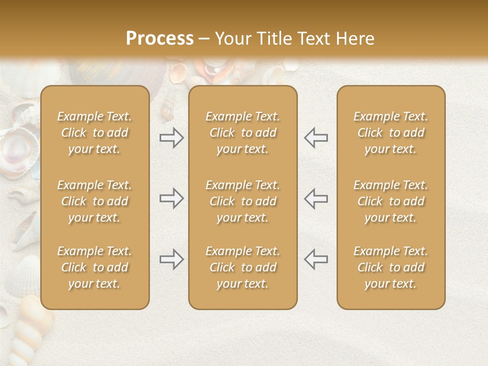 Nature Shore Conch PowerPoint Template