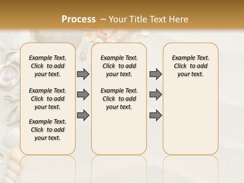 Nature Shore Conch PowerPoint Template