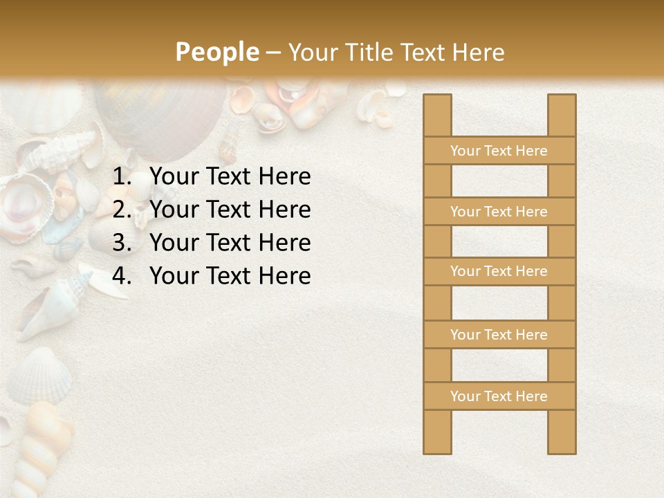 Nature Shore Conch PowerPoint Template