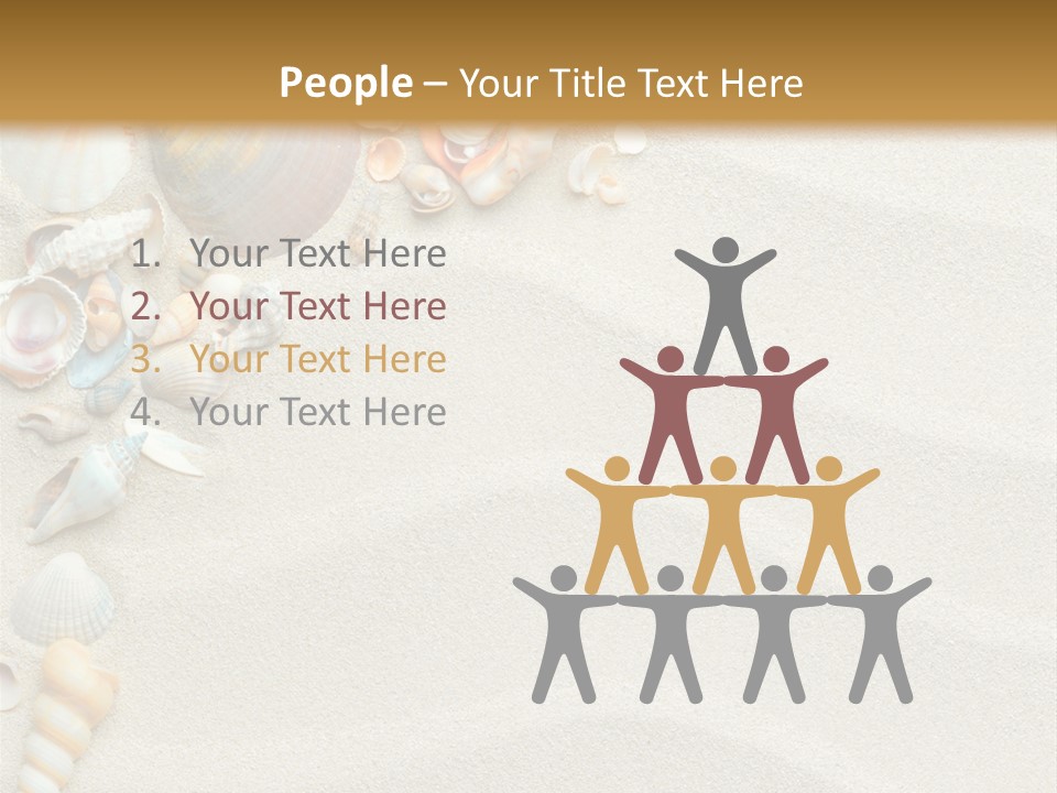 Nature Shore Conch PowerPoint Template