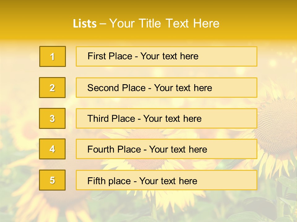 Plantation Colorful Clear PowerPoint Template