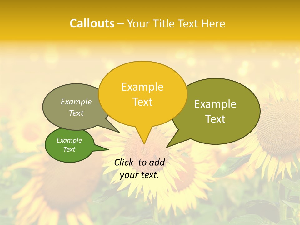 Plantation Colorful Clear PowerPoint Template