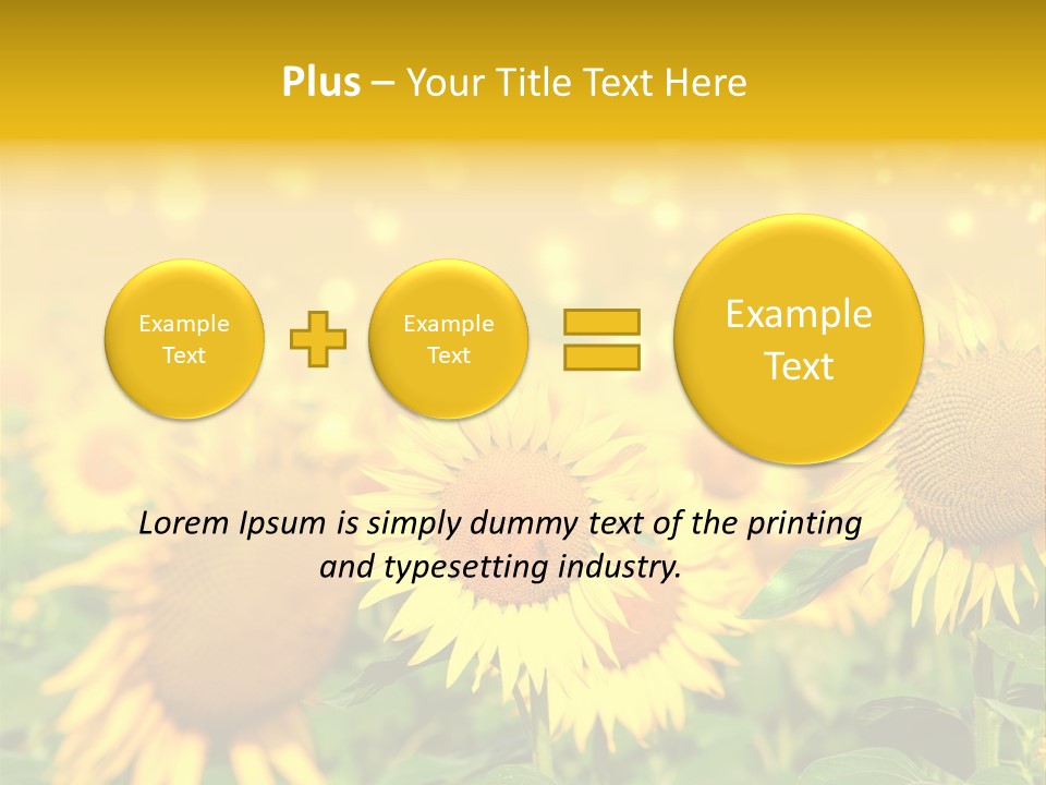 Plantation Colorful Clear PowerPoint Template