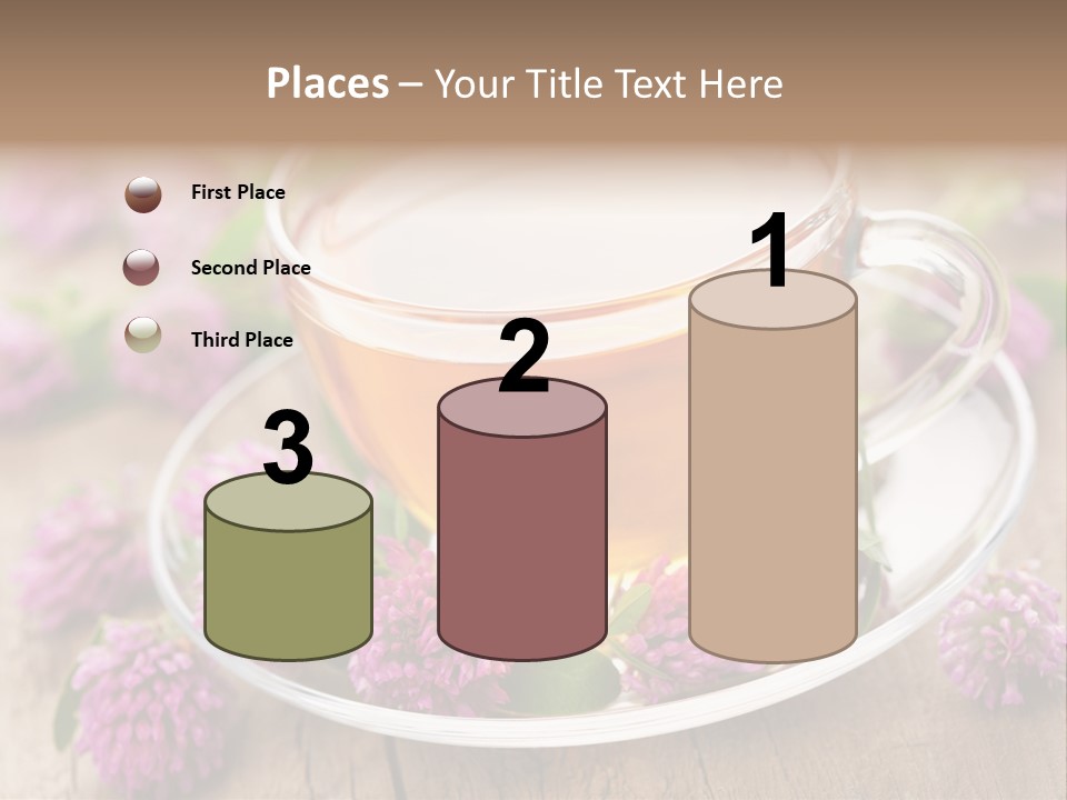 Wooden Glass Trefoil PowerPoint Template