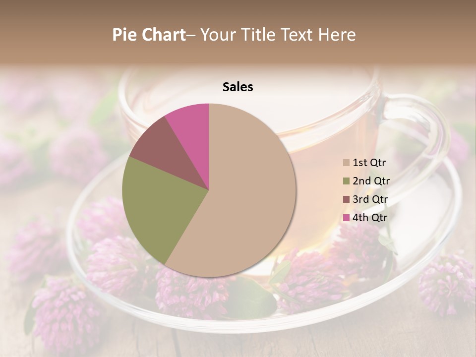 Wooden Glass Trefoil PowerPoint Template