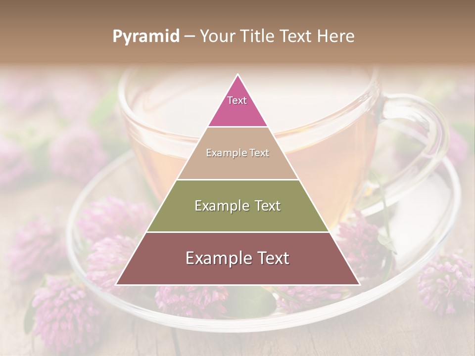 Wooden Glass Trefoil PowerPoint Template