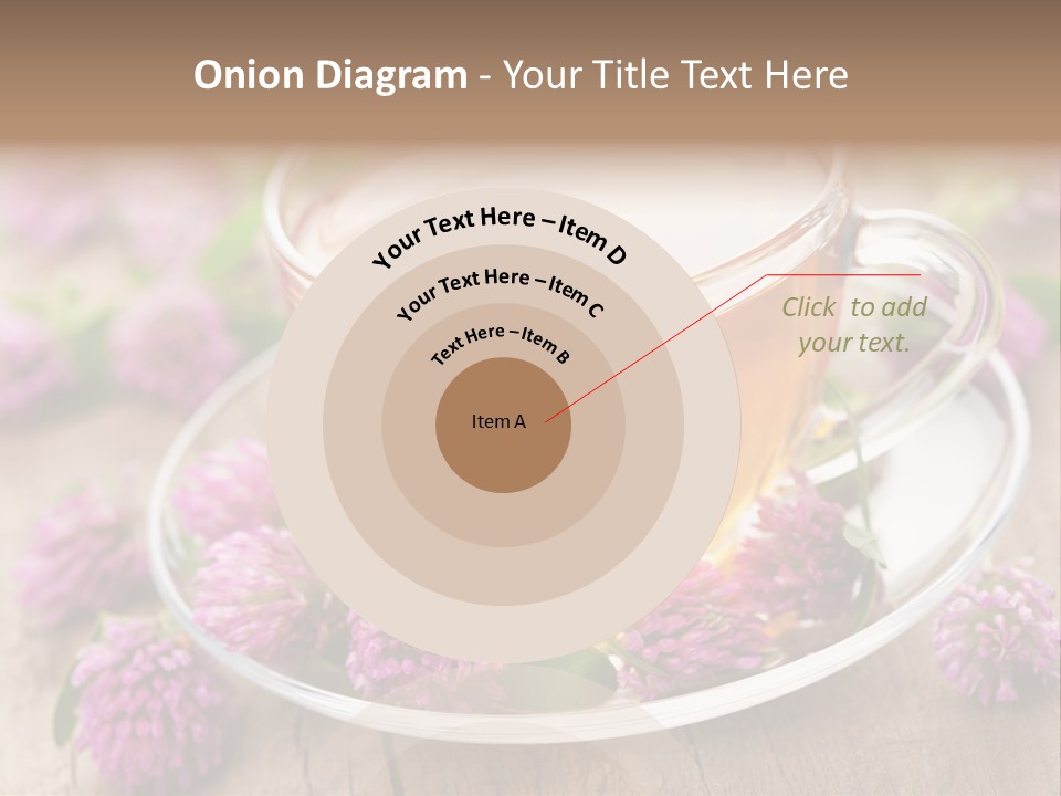 Wooden Glass Trefoil PowerPoint Template