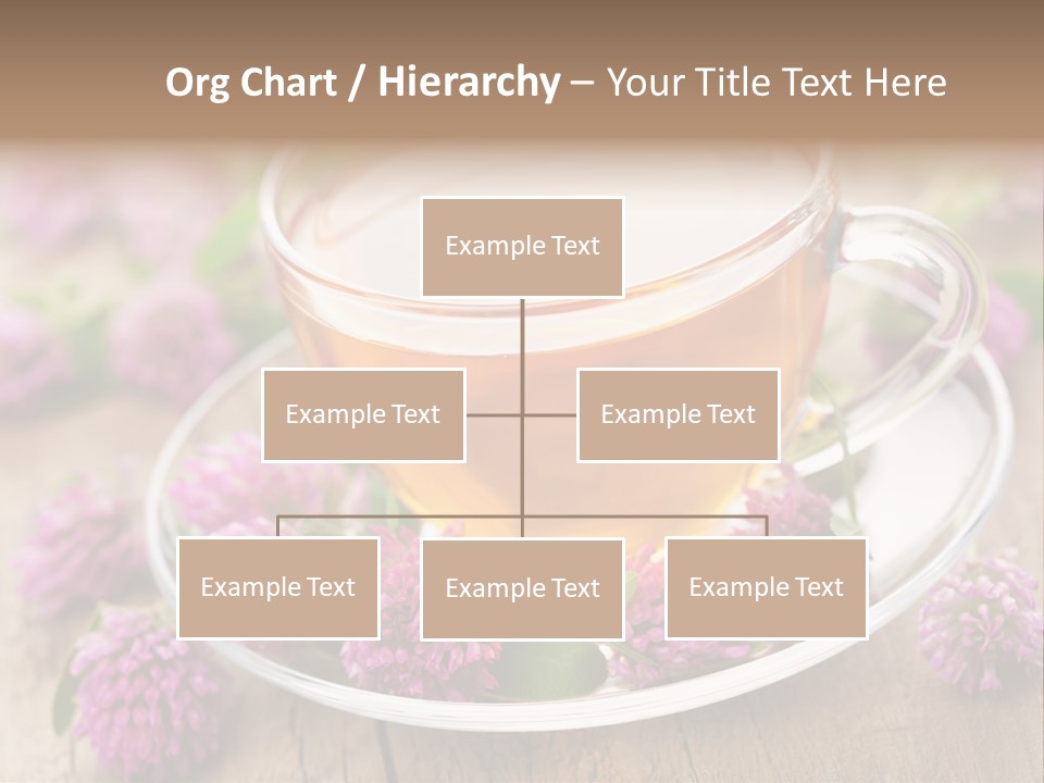 Wooden Glass Trefoil PowerPoint Template