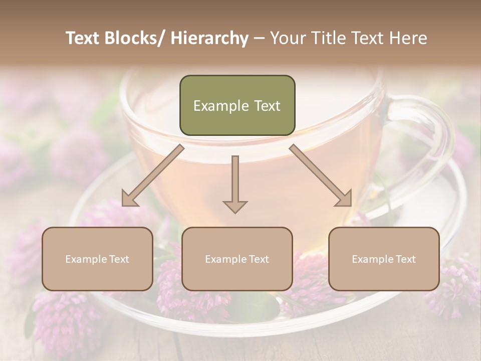 Wooden Glass Trefoil PowerPoint Template