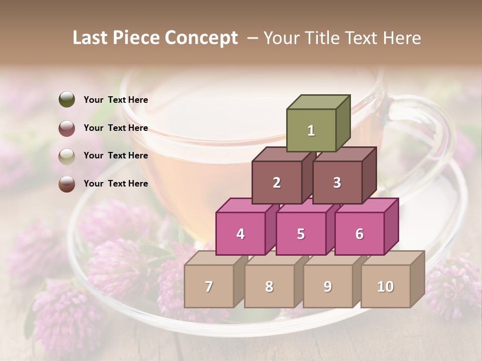 Wooden Glass Trefoil PowerPoint Template