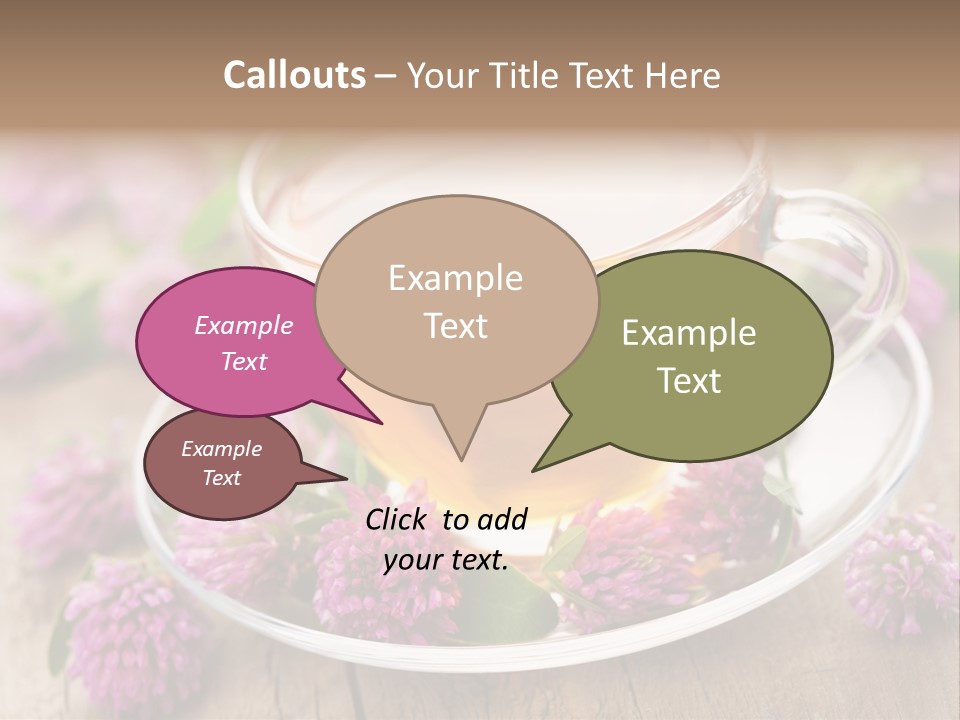 Wooden Glass Trefoil PowerPoint Template