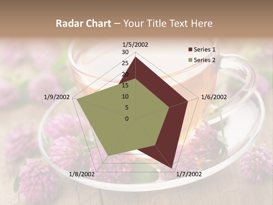 Wooden Glass Trefoil PowerPoint Template