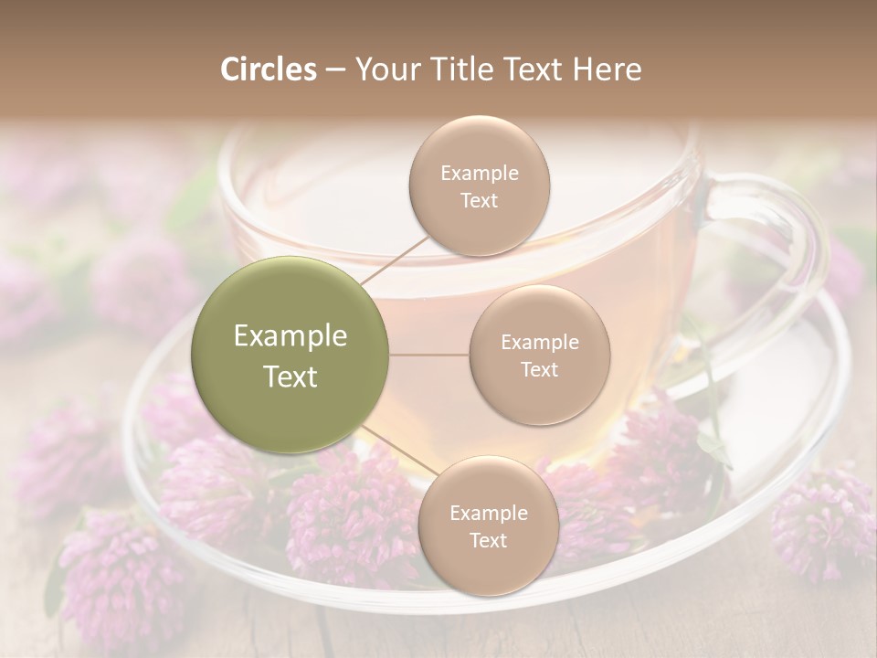 Wooden Glass Trefoil PowerPoint Template