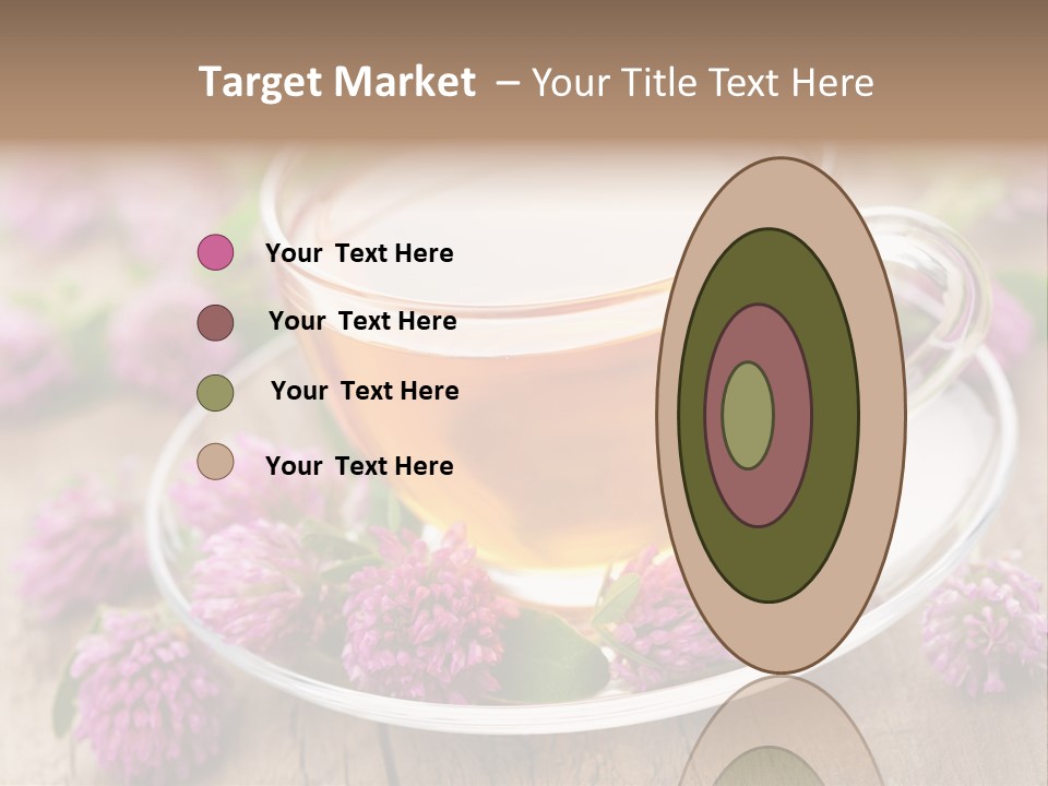 Wooden Glass Trefoil PowerPoint Template