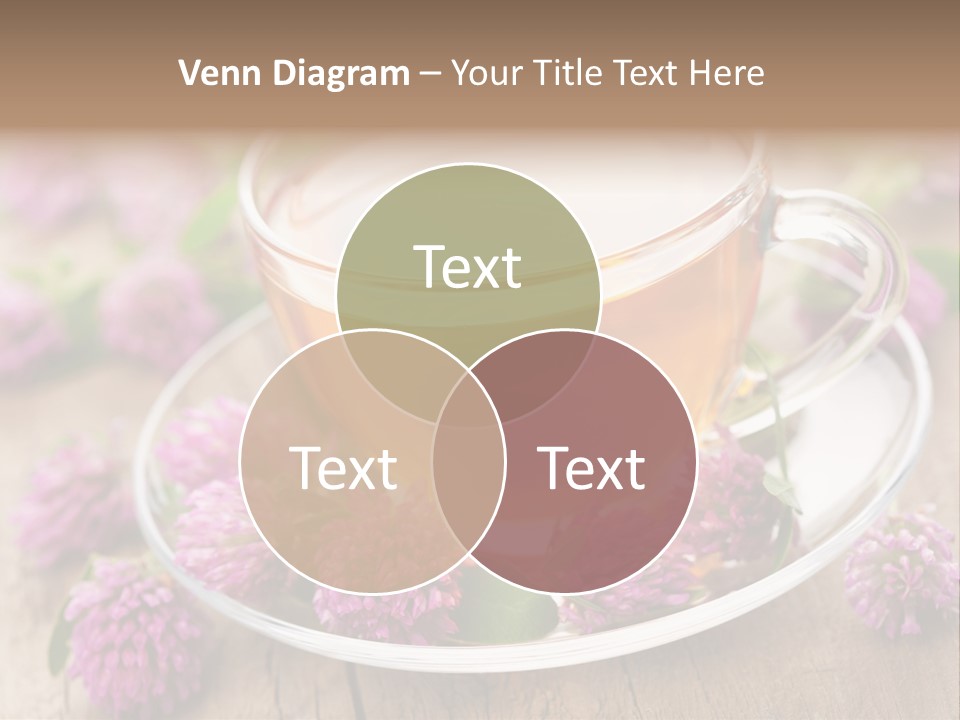 Wooden Glass Trefoil PowerPoint Template