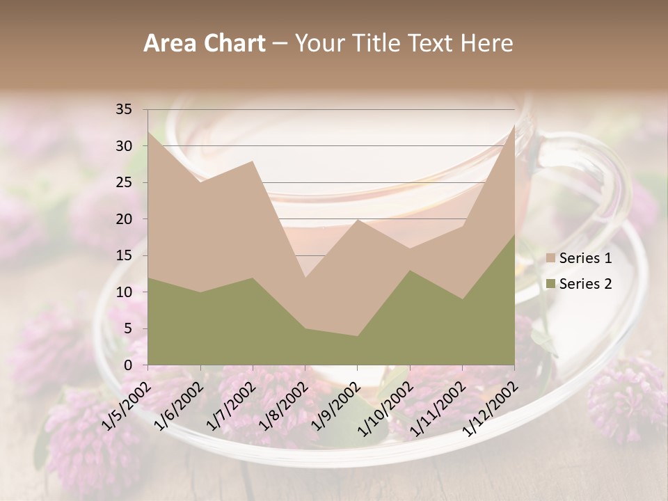 Wooden Glass Trefoil PowerPoint Template