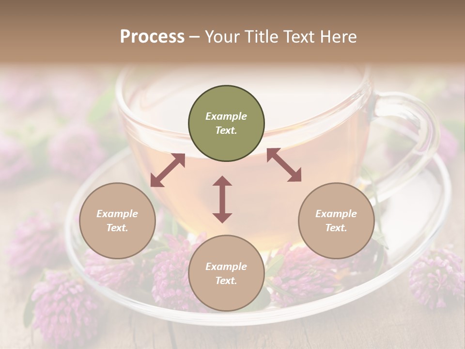 Wooden Glass Trefoil PowerPoint Template