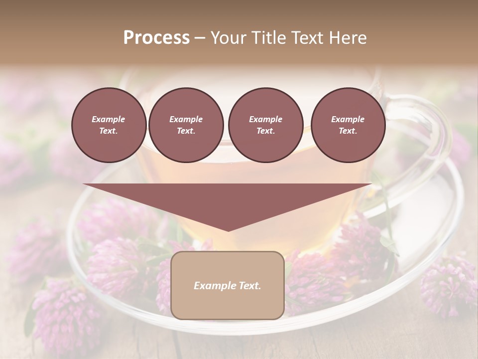 Wooden Glass Trefoil PowerPoint Template