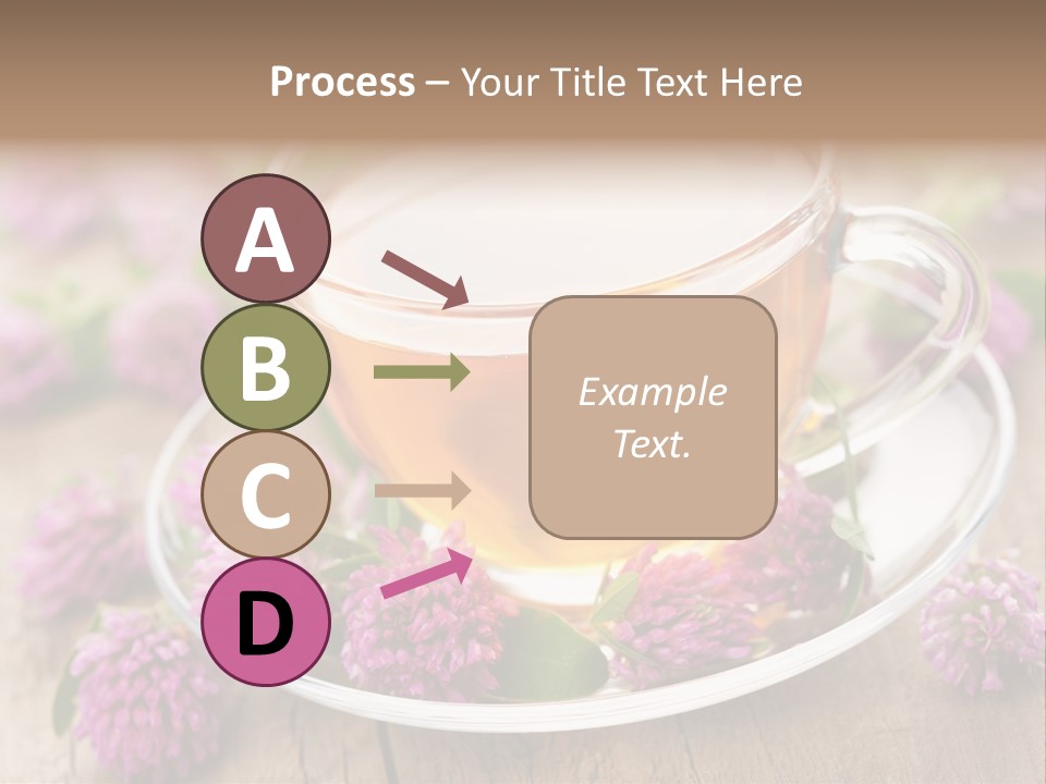 Wooden Glass Trefoil PowerPoint Template