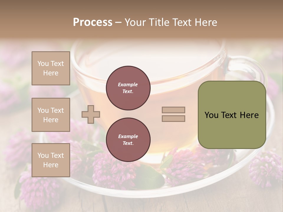 Wooden Glass Trefoil PowerPoint Template