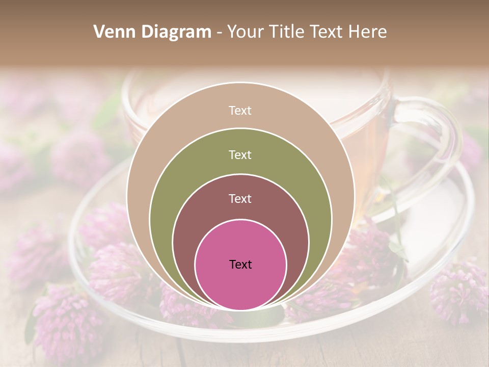 Wooden Glass Trefoil PowerPoint Template