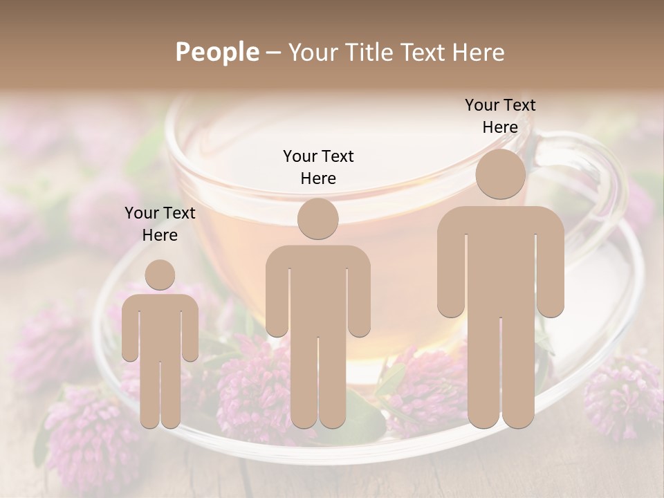 Wooden Glass Trefoil PowerPoint Template