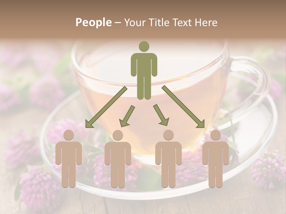 Wooden Glass Trefoil PowerPoint Template