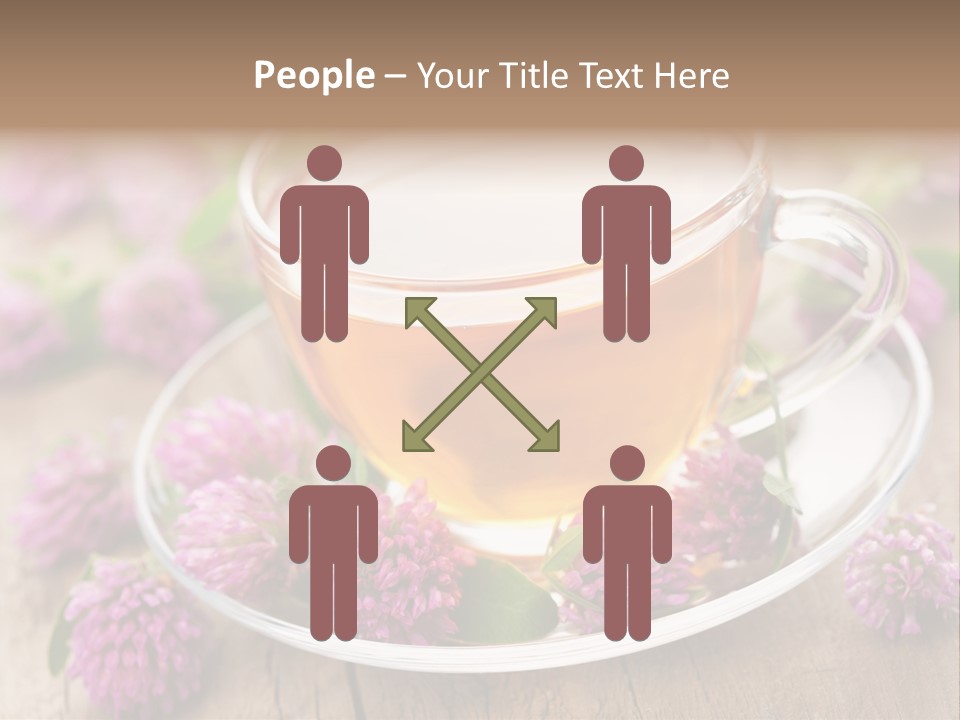 Wooden Glass Trefoil PowerPoint Template