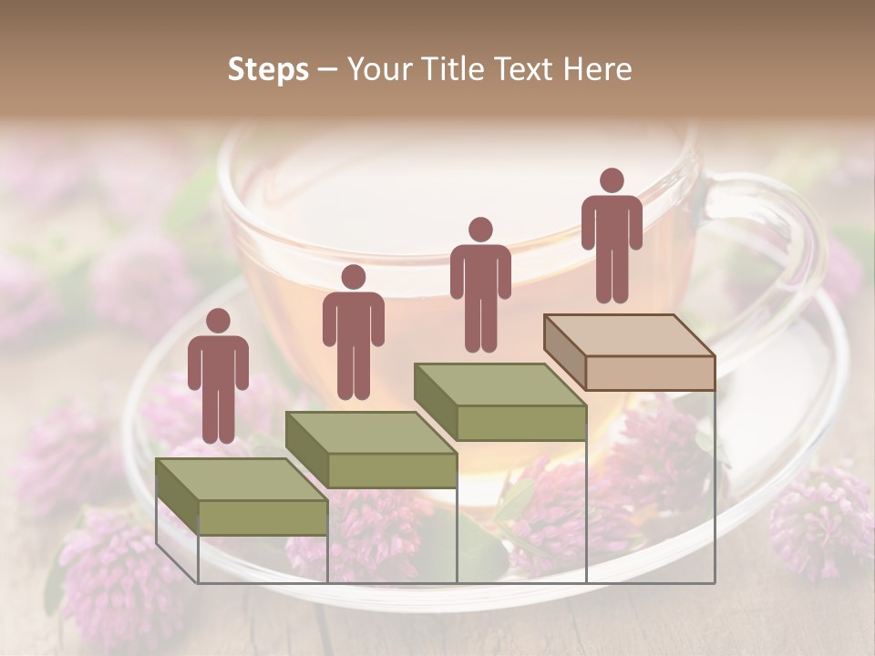 Wooden Glass Trefoil PowerPoint Template