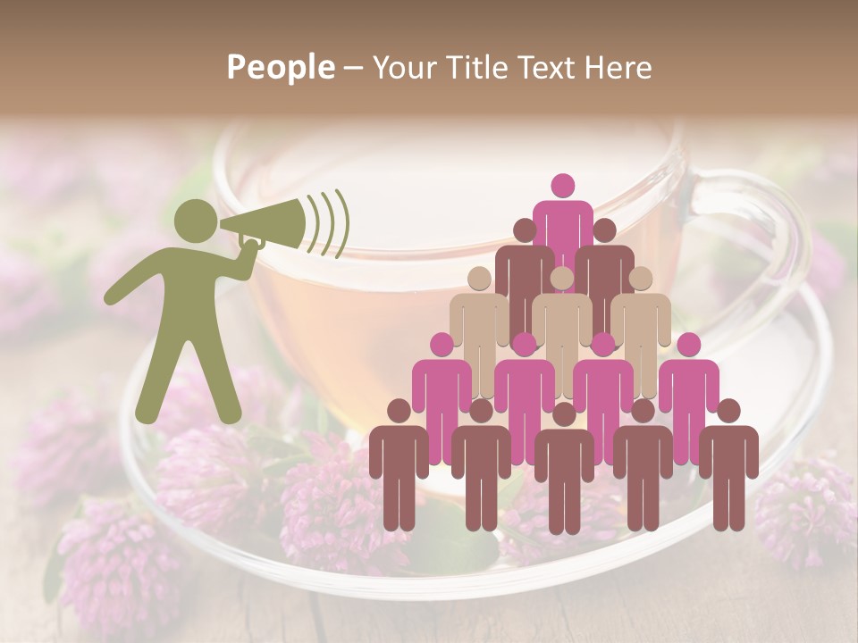 Wooden Glass Trefoil PowerPoint Template