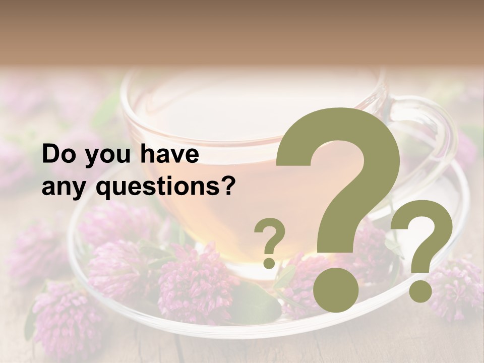 Wooden Glass Trefoil PowerPoint Template