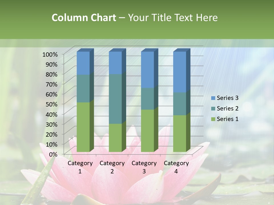 Decoration Springtime Aquatic PowerPoint Template