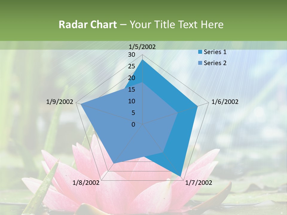 Decoration Springtime Aquatic PowerPoint Template