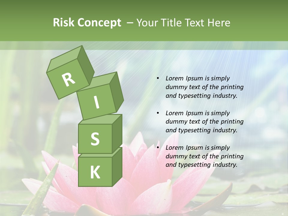 Decoration Springtime Aquatic PowerPoint Template