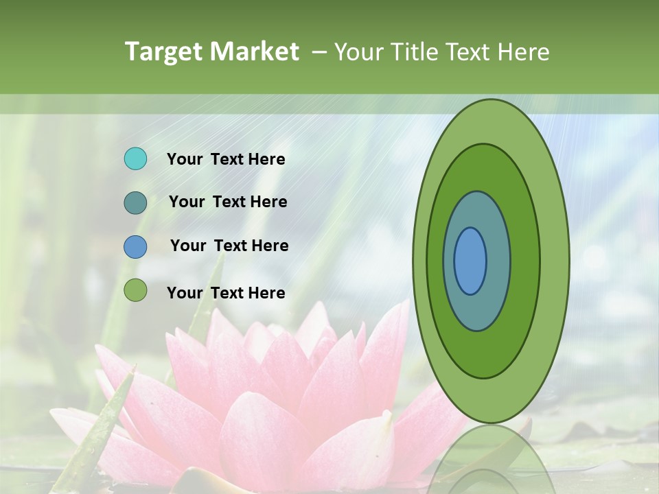 Decoration Springtime Aquatic PowerPoint Template