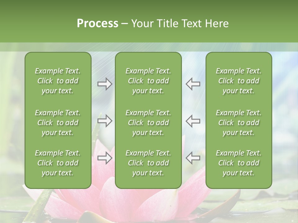 Decoration Springtime Aquatic PowerPoint Template