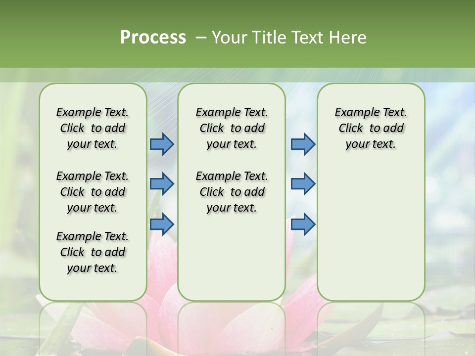 Decoration Springtime Aquatic PowerPoint Template