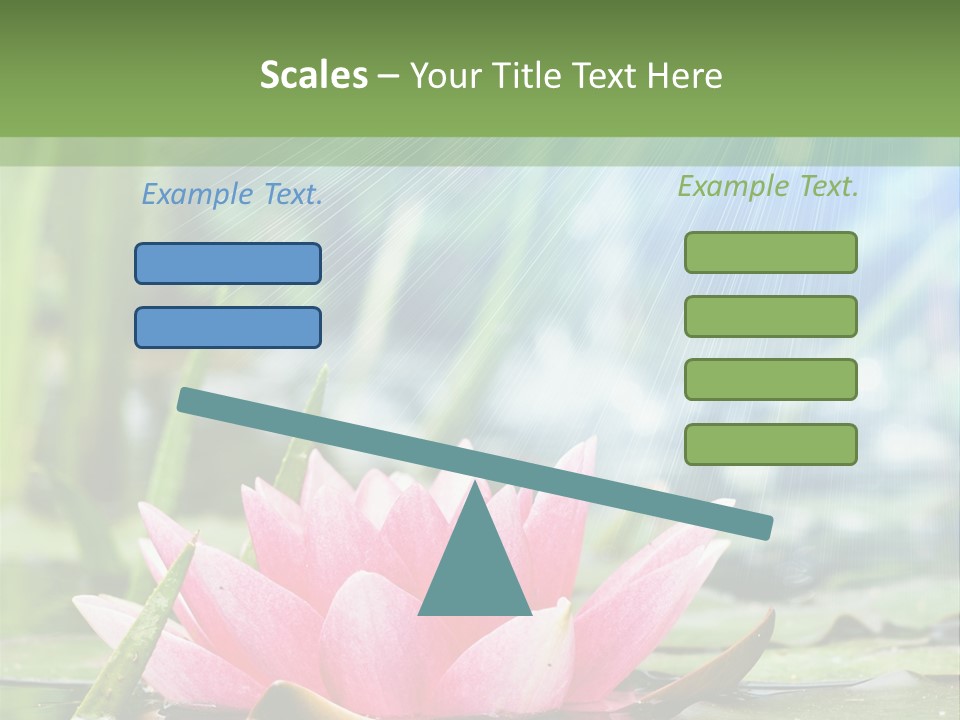 Decoration Springtime Aquatic PowerPoint Template