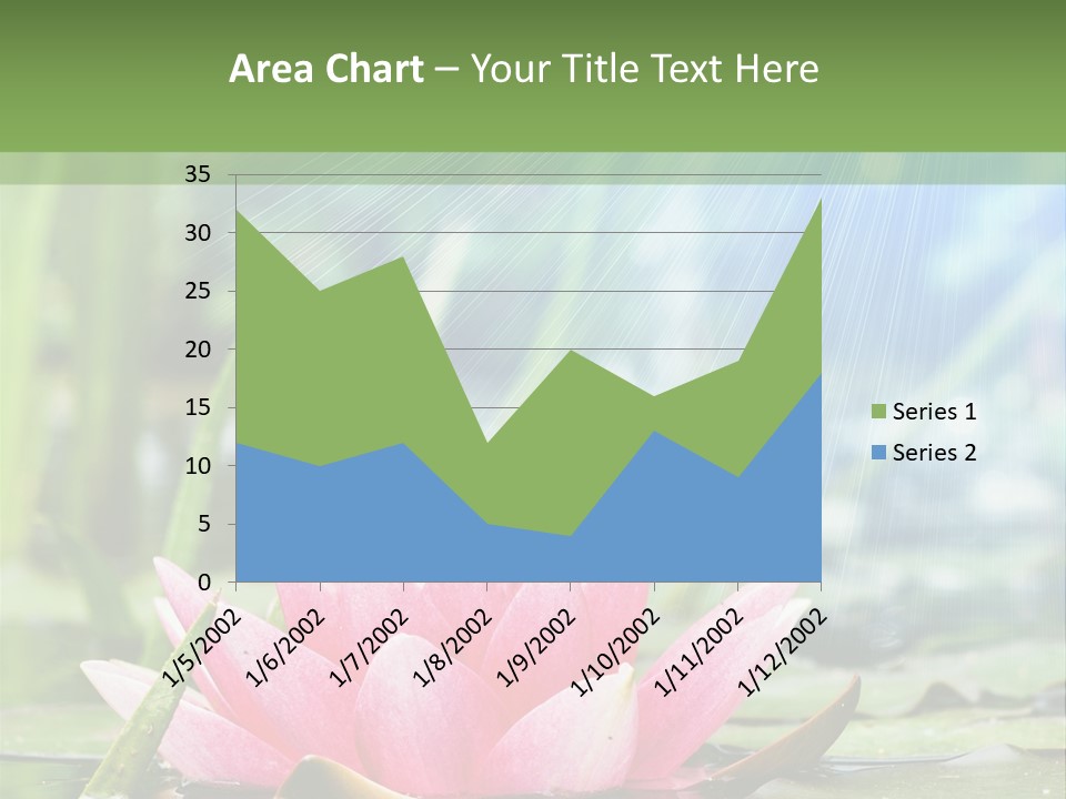 Decoration Springtime Aquatic PowerPoint Template