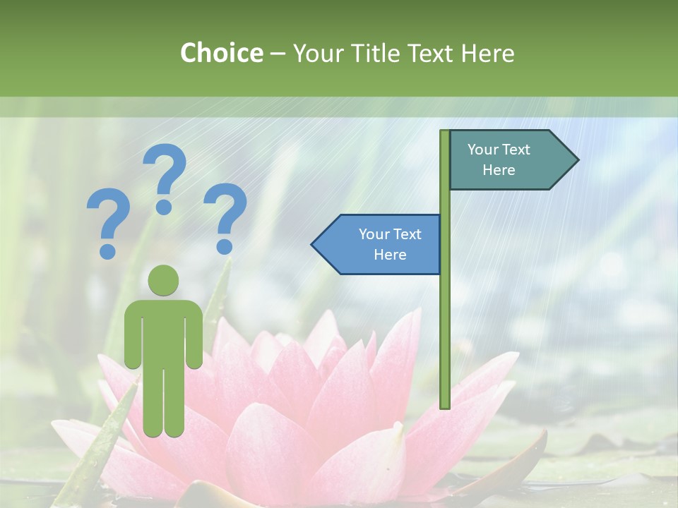 Decoration Springtime Aquatic PowerPoint Template