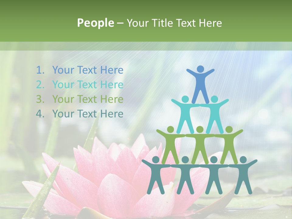 Decoration Springtime Aquatic PowerPoint Template