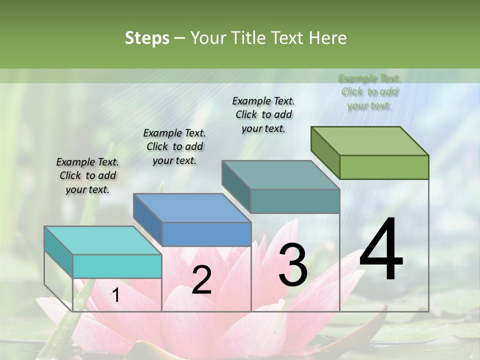 Decoration Springtime Aquatic PowerPoint Template