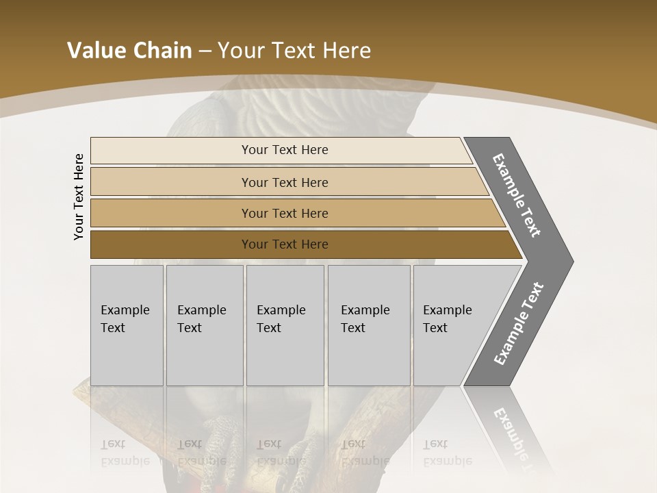 Closeup Attentive Avian PowerPoint Template