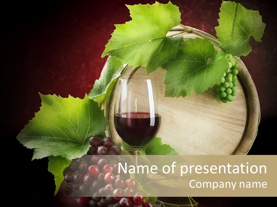 Alcohol Dark Luxury PowerPoint Template