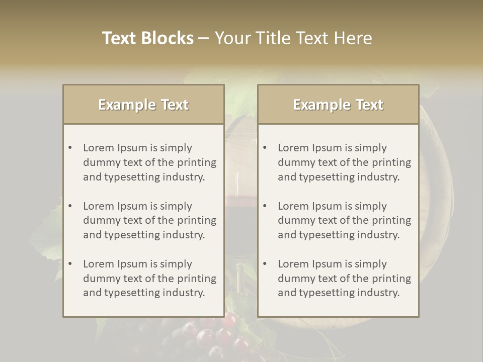 Alcohol Dark Luxury PowerPoint Template