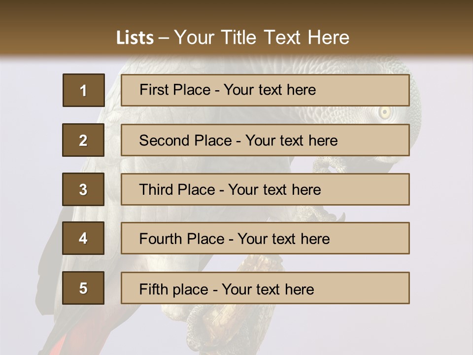 Fluff Mimic Nature PowerPoint Template