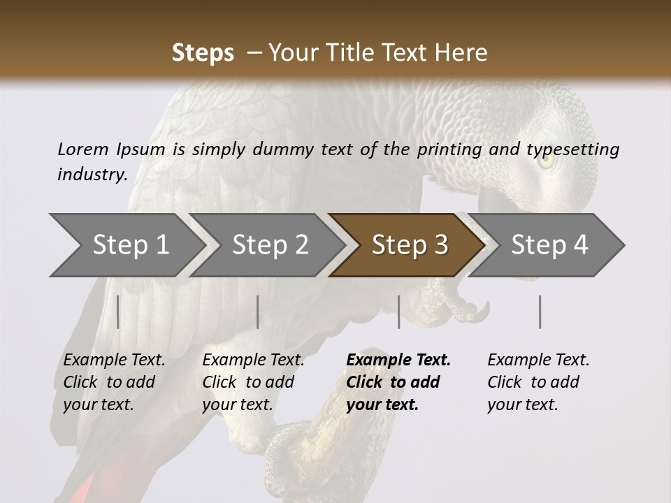 Fluff Mimic Nature PowerPoint Template